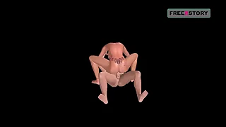 An animated 3D cartoon porn video - Indian Bhabhi riding Japanese man's dick in cowgirl and reverse cowgirl positions.
